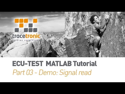 003 ecu.test MATLAB Tutorial Demo 1 Signal Read