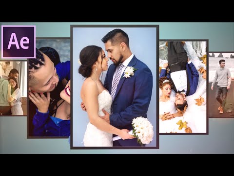 3D Gallery Photo Slideshow | After Effects | The Effects Guy