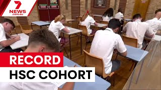 Record 75,000 students begin HSC exams | 7NEWS