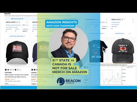 51st State vs Canada is Not For Sale Merch on Amazon