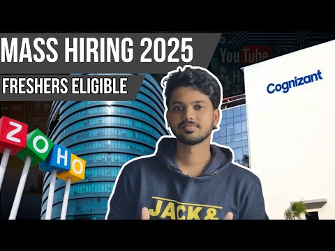Cognizant & Zoho Mass Hiring | Cognizant hiring 2024 batch | Freshers Eligible | Sandeep Iniyan |