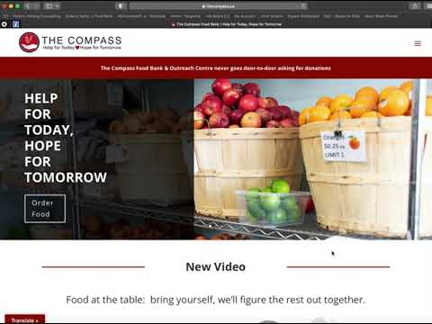 How To Order a Food Pickup at The Compass Food Bank