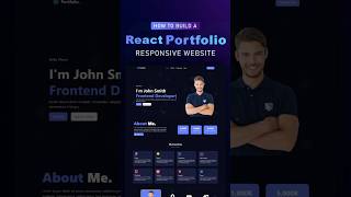 CREATE a Stunning REACT JS Portfolio Website in 3 Hours #reactjs #reactdevelopment #reactportfolio