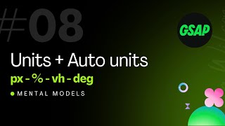 Understanding Transform Units in GSAP (x vs xPercent) | GSAP Units