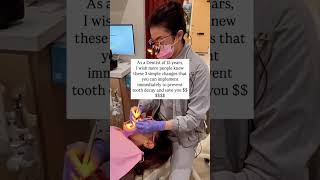 Three simple changes can save you so much 💰 money. #dentist #dentalwork #cavities #oralhygiene