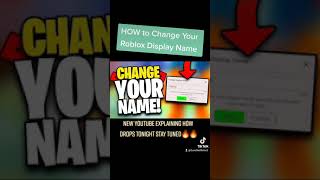 HOW TO Change Your Roblox Dosplay Name #shorts #robloxdisplayname #bundleofblox #robloxhowto