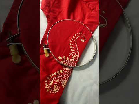 Fabric painting on cloth #youtubeshorts #art #fabric #artist #drawing #youtube #shorts #artwork