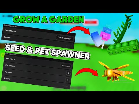[New🔥] GROW A GARDEN GET CANDY BLOSSOM 🍭| SEED AND PET SPAWNER SCRIPT!