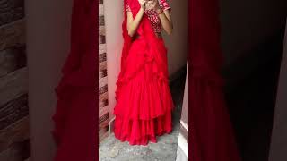 Frillsaree DM TO SHOP #lehengasarees #readytowear #frillsaree #rufflesaree #saree #dreamyboutique