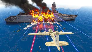 INS Visakhapatnam Under Air Attack | Navy Destroyer Destruction | Teardown