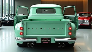 2026 Plymouth Pickup Truck Returns – Classic Name, Modern Muscle!