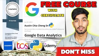 FREE Python Course with Certificate | Google Free Python Certificate In 2025    