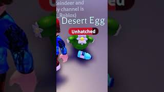 Taking Care Of A Desert Egg In Adopt Me #roblox #adoptmeplease #robloxgamer