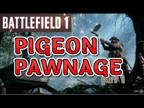 Battlefield 1 - Pigeon Pawnage Pt.1 (PS4 gameplay, War Pigeons)