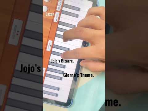 Jojo’ theme Tutorial.. #jojo #anime