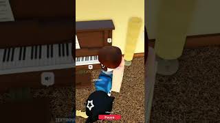 I Know How To Work A Piano #Shorts #roblox #neighbors