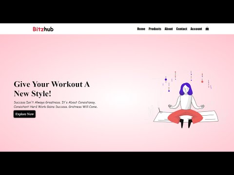 Clothing Ecommerce Website Design By NonTechBg | #html #html5 #css #css3 #javascript #webdevelopment
