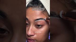 DIY PAINLESS brows at home‼️ I know nothing compares to threading but this is what I like to do