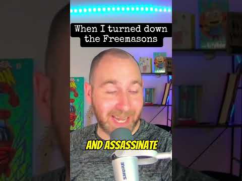 When I turned down the Freemasons! #podcast #conspiracy #funny