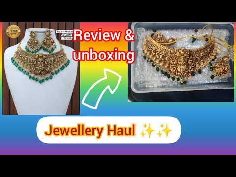 jewellery Haul/🥰/review and unboxing//bellow 1000/- // shopping @southindian.jewelley