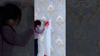 #wallpaper#bedroom decoration#self-adhesive 3d wallpaper three-dimensional wall sticker bedroom