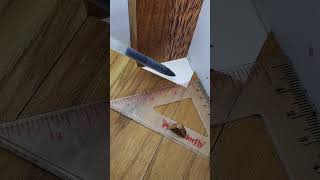 Precise Way to Measure Wooden Corners #woodworking #woodwork #carpentry #homedecor #diy #tips