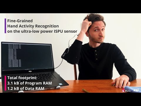 AI at the Sensor Edge: Hand Activity Recognition on the STMicro ISPU