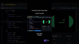 CSS BATTLE DAILY CHALLENGE AUG 24, 2025  #css #codinggame #cssbattle #fypyoutube #fypage #fypシ #fyp