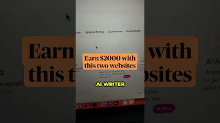 earn $2000 with these 2website 👆👆 #onlinejob#makemoneyonline #earnwithoutinvestment #shorts