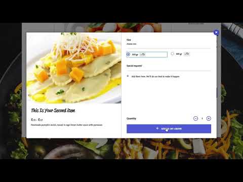 Restaurant Website designed by Maveristic