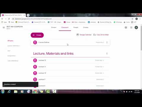 How to take Attendance in Google Class Room