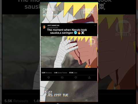 The moment Naruto took sauske saringan🥶🔥☠️#naruto shippuden Edit #sauske #saringan #otsutsuki #anime