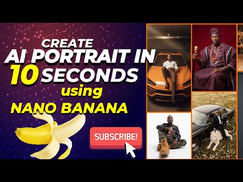 How to create Realistic AI PORTRAIT (step-by-step with Google Gemini Nano Banana)