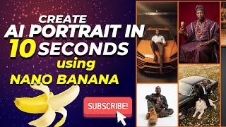 How to create Realistic AI PORTRAIT (step-by-step with Google Gemini Nano Banana)