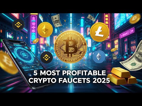 Free crypto.. 5 most profitable faucets 2025. Free BTC, DOGE, LTC & ETH