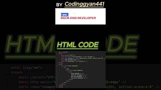 Floting Text with Animation using HTML and CSS | By Codinggyan441