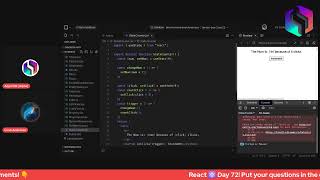React Events ⚛️ Day 72 - 100 Days of Code with Leon Andersen