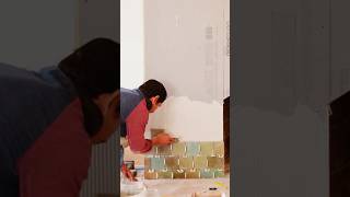 Tile Timelapse 👀 #tiledesign #tile #interiordesign #customdesign