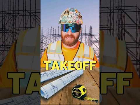 Takeoff (Construction) #construction #contractor #construccion #builder #shorts #shortsvideo