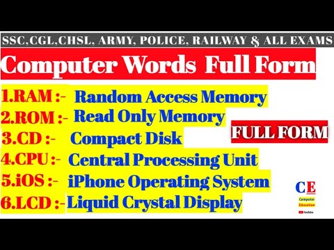 Computer GK | Full Form | Computer questions| #computereducation