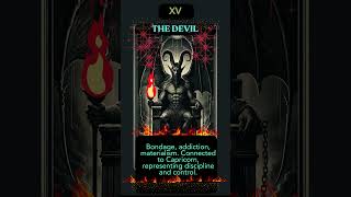 The Devil No.15 Learn the Major Arcana #tarot  #learntarot #majorarcana