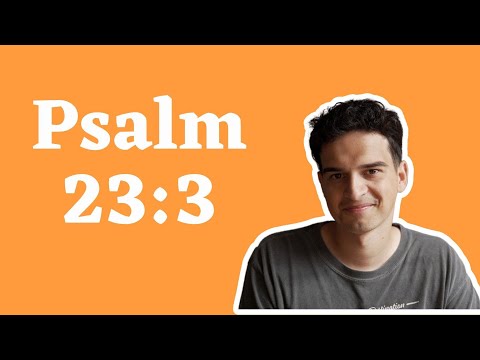 Psalm 23:3