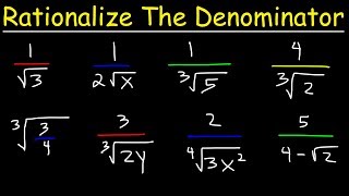Rationalize The Denominator