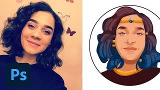 Photoshop Daily Creative Challenge #01 - Stylized Avatar | Adobe Creative Cloud