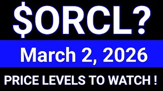 ORCL Stock (Oracle Corporation) ORCL Stock Technical Analysis | March 2, 2026