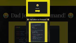 #Dad jokes #javascript