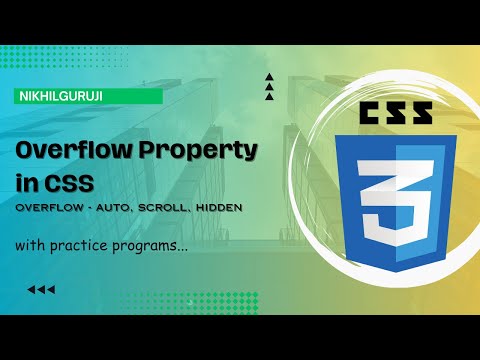 10. Overflow Property in CSS (Hindi) | scroll, auto, hidden, visible overflow property in CSS