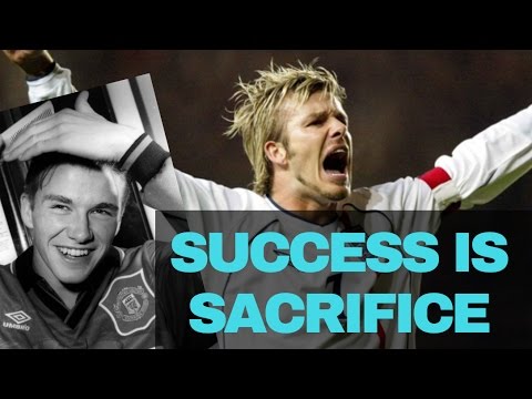 DAVID BECKHAM - SUCCESS IS SACRIFICE! #davidbeckham