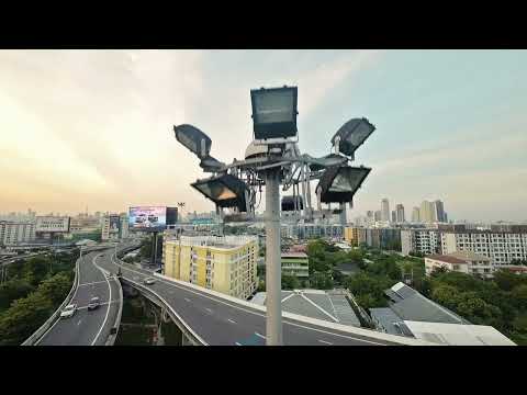 EVENING FLIGHT IN THE PARK | CINEMATIC SUNSET #fpv