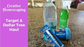 Quick Target & Dollar Tree Haul || Cleaning & Miscellany